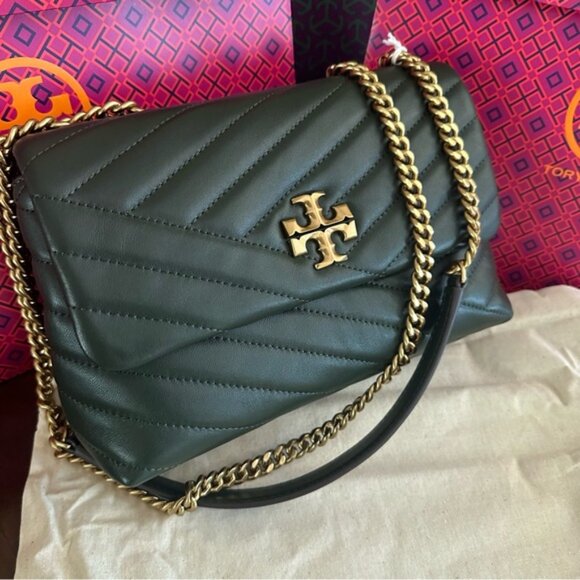 New Tory burch SMALL KIRA CHEVRON CONVERTIBLE SHOULDER BAG - Picture 4 of 15